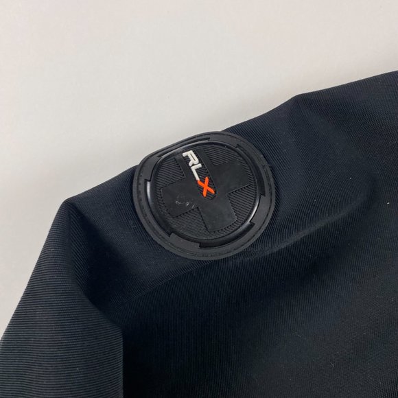 RLX Ralph Lauren McKinley Jacket Mens Medium Olive Green Black Nylon - Picture 7 of 13